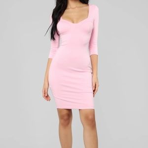 Light Pink Midi Dress